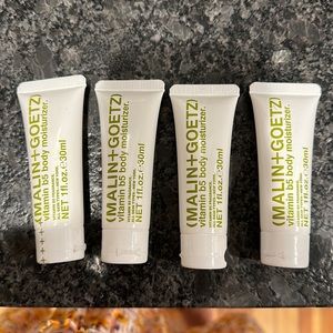 Set of 4 Brand New, Sealed travel sized Malin + Goetz Vit B5 Moisturizer